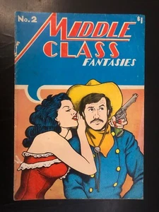 Middle Class Fantasies #2 Jerry Lane US Comic (1976) raro comix underground - Imagen 1 de 9