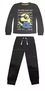 Minions - Motiv Jungen Pyjama 2-tlg. Set Schlafanzug langarm Gr. 98/104 - Bild 1 von 1