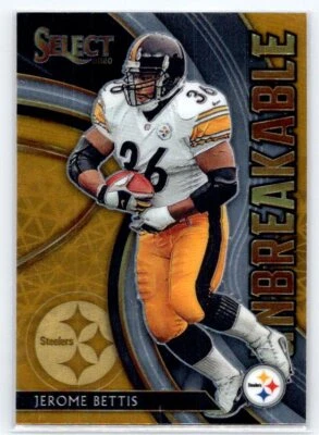 Jerome Bettis 2020 Panini Select Unbreakable Prizm #U12 - Image 1 of 2