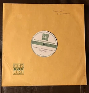 BBC Transcription Services Alistair Cooke’s George Gershwin Vinyl Record CN 2814 - Picture 1 of 4