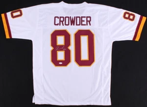 Jamison Crowder Signed Redskins Jersey (JSA COA) 2015 4th Rnd Draft Pk from Duke - Picture 1 of 6