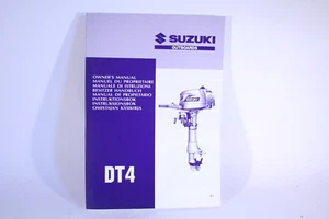 SUZUKI FUERABORDAS MANUAL DEL PROPIETARIO DT4 1999 99011-98647-051 NOS - Imagen 1 de 4