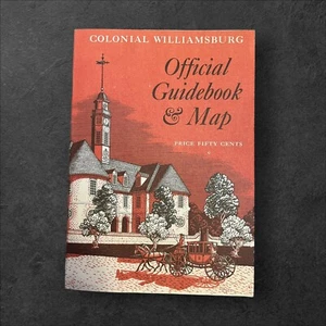 Vintage 1972 Colonial Williamsburg Official Guidebook Paperback Travel Souvenir - Picture 1 of 11