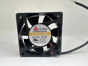 Y.S.TECH FD126020MB 6020 DC12V 0.11A 6CM 2-Pin Cooling Fan - Bild 1 von 4