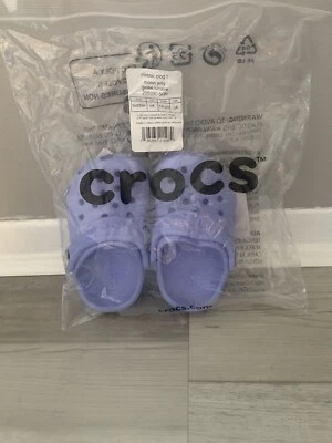 Zueco Clásico Crocs Niños/Niños Pequeños Púrpura Nuevo Talla US C4 Foto 1 de 3