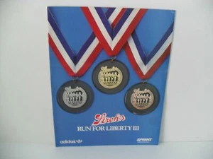 1986 Stroh's Run For Liberty III Race Record Result Program - Nice Photos! - Picture 1 of 7