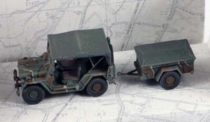 Artitec #6870568 US M151 Jeep W/M416 Trailer 1/87 HO Scale - Picture 1 of 3