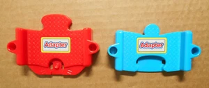 Adattatore VTech Go Go Smart ricambio binario treno corto blu e rosso Y85 - Foto 1 di 3