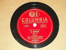 THE GOLDMAN BAND-El Capitan (1941) COLUMBIA 10" 78 RPM Shellac Single