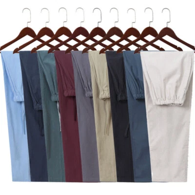 Men Martial Arts Tai Chi Trousers Bruce Lee Kung Fu Wing Chun Pants Casual Pants - Image 1 of 4