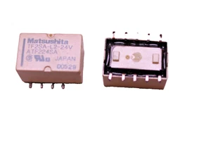 5 Stück Relais Nr842 SDS Matsushita TF2SA-L2-24V 2Umschalter bist. 2Spulen SMD - Bild 1 von 1