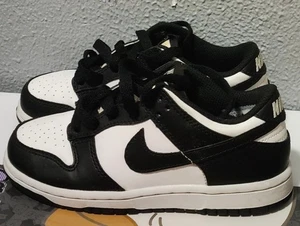 Nike Dunk Low Retro White Black Panda (PS) CW1588-100 Size 11.5c Kids - Picture 1 of 9