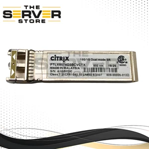 Citrix Finisar 10G/1G-SR SFP+ 850nm MMF Optical Transceiver FTLX8574D3BCVCTX - Picture 1 of 4