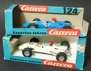 2 coches antiguos Carrera 124 Ferrari Fórmula 1 coches de carreras coches de fórmula BMW - Imagen 1 de 24