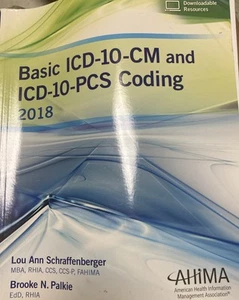 Basic ICD-10-CM and ICD-10-PCS Coding 2019 by Brooke Palkie and Lou Ann... - Picture 1 of 1