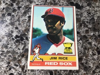 Taza de oro de novato Jim Rice 1976 Topps #340 en muy buen estado *Jr3 Foto 1 de 4