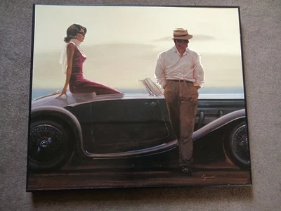 Brent Lynch, Coastal Drive , Print. Framed Card. 71 X 60 CM. Wooden Frame. - Image 1 of 4