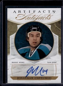 2022 Upper Deck Artifacts Autofacts Jonathan Cheechoo #AF-JC - Picture 1 of 2