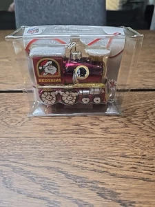 Washington Redskins NFL Vidrio Soplado Adorno de Navidad Tren Boelter Nuevo - Imagen 1 de 9