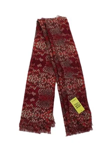 Bufanda para mujer Marc Jacobs roja con estampado de animales 100 % lana bufanda rectangular - Imagen 1 de 5