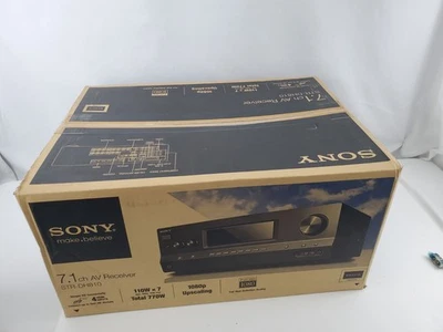 Brand New Sony 7.1ch AV Receiver STR-DH810 110 Watt x 7 -- 1080P Home Theater - Image 1 of 4