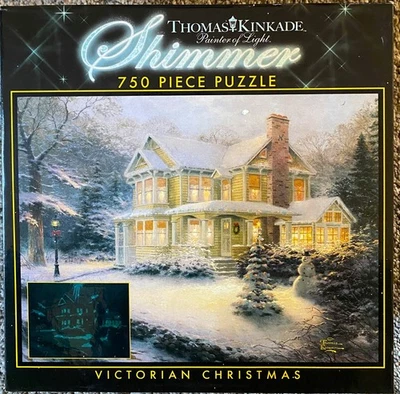 Older Ceaco puzzle; Victorian Christmas III by T. Kinkade;  750 pcs  1133-3 - Image 1 of 3