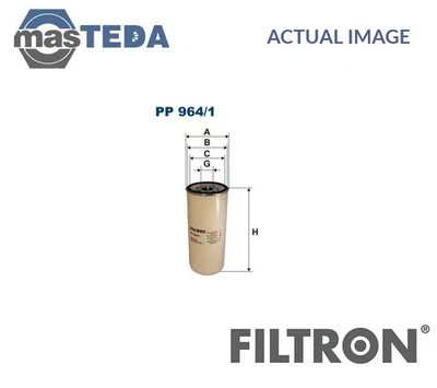 PP964/1 ENGINE FUEL FILTER FILTRON FOR IVECO STRALIS ES 440S54 397KW - Image 1 of 4