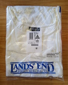 Lands End Direct Merchants White Ladies Tank Coverup Vintage. SW225 - Picture 1 of 3