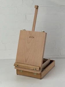 Windsor Newton Holz Medway tragbare Staffelei mit integrierter Aufbewahrung. - Bild 1 von 11