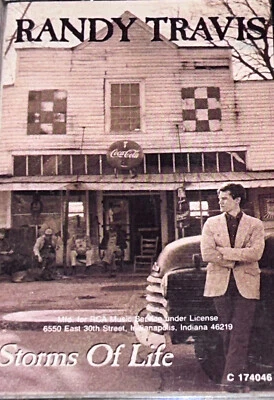 Randy Travis Storms Of Life Country Music Album Cassette 1T19 - Image 1 of 4