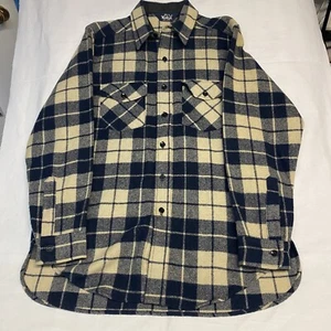 Vintage 80-90’s Woolrich Plaid Wool Shacket Jacket/Shirt Vintage Rare Size Lg - Bild 1 von 9