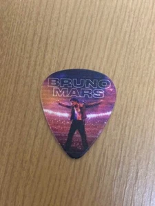 Bruno Mars Live at Tokyo Dome2024 Standard Guitar Picks Prize Novelty Gift RARE - Picture 1 of 2