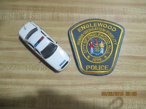 1 englewood new jersey police car and patch - Picture 1 of 5