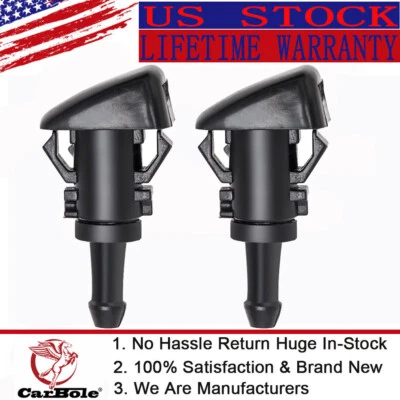 2 boquillas de lavado de parabrisas para Dodge 2006-2010 Charger y Ram 1500 2500 2010-2015 Foto 1 de 4