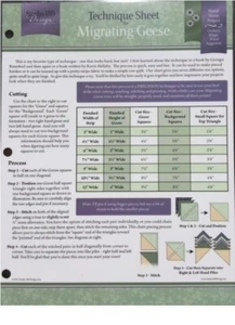 Technique Sheet - for Lemoynes As Triangles Quilt Blocks - Picture 1 of 2