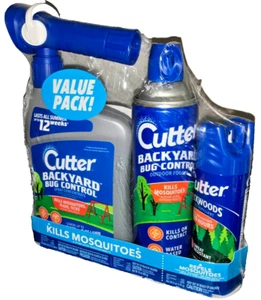 Cutter Backyard Bug Control VALUE PACK :: 32oz Spray, 16oz Fogger, 6oz Repellant - Picture 1 of 2