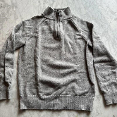 Suéter con cremallera para niños Jcrew 6-7 mezcla de algodón y cachemir Foto 1 de 4