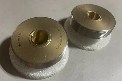 CJ Winter 3/4-14 NPTF Thread Rolling Dies 1 Pair Bronze Bushing In ID - Image 1 of 4