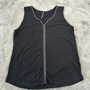 Camiseta sin mangas Kuhl Shay para mujer talla GRANDE camisa negra blusa senderismo al aire libre - Imagen 1 de 5