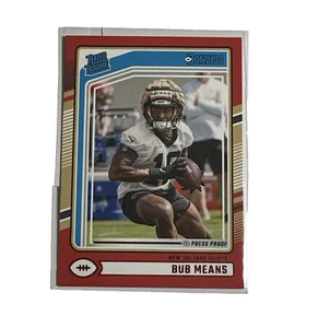 Panini Donruss 2024 - Clasificado Novato Rojo Prensa Prueba #362 Bub Means (RC) - Imagen 1 de 2