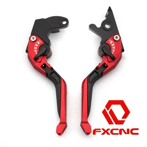 3D Foldable Extend Clutch Bake Lever For Moto Guzzi Honda CBR300R 500R GROM MSX - Picture 1 of 12