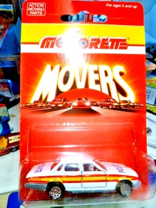 Vintage Majorette Movers 200 Series Jaguar Police Diecast Car New In Package - Picture 1 of 6