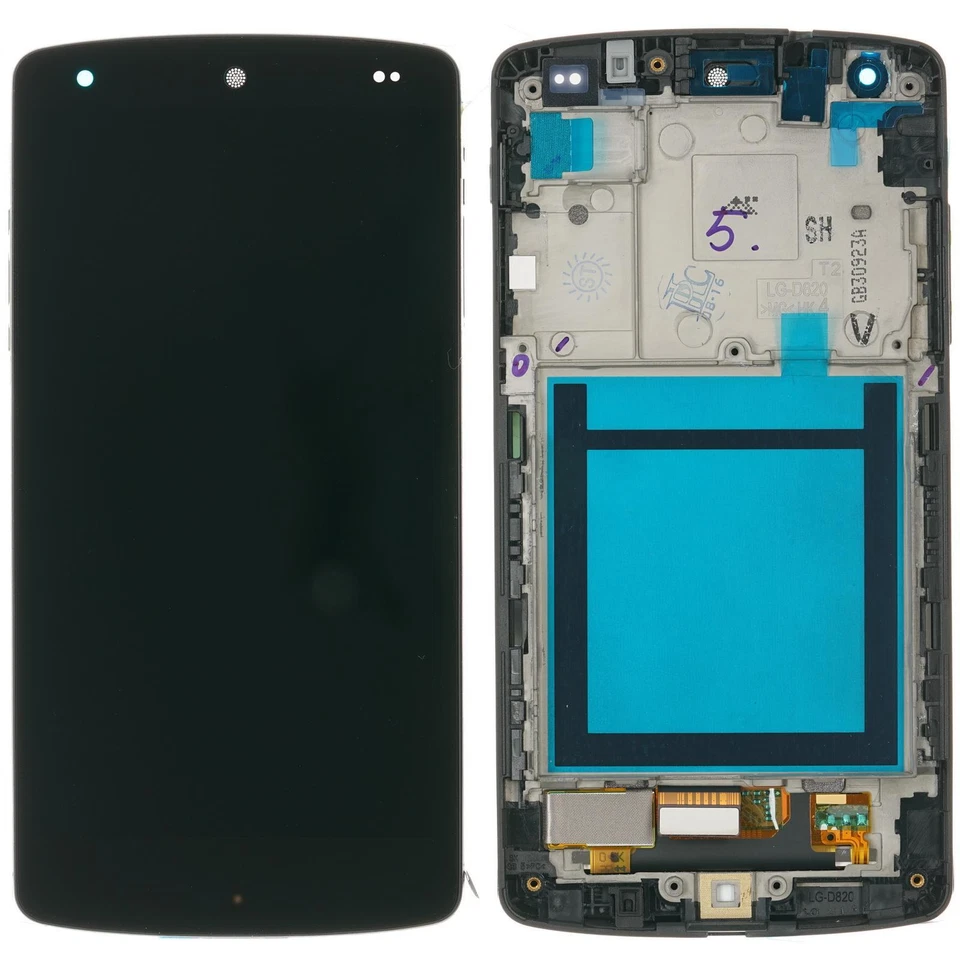 Display LG Google Nexus 5 D820 LCD touchscreen vetro vetro nero opaco - Immagine 1 di 1