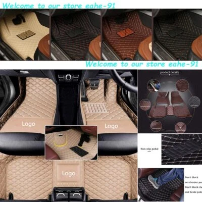 For Mitsubishi Outlander Car Floor Mats Carpets Luxury Waterproof FloorLiner Rug - image 1 of 4