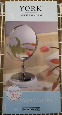 York Vanity Top Mirror Standard & 5X magnification Foto 1 de 2