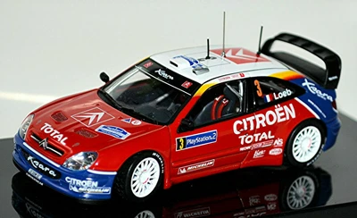 CITROEN XSARA WRC #3 RALLY FRANCE 2004 SEBASTIEN LOEB ELENA AUTOART 60438 1/43 - Immagine 1 di 4