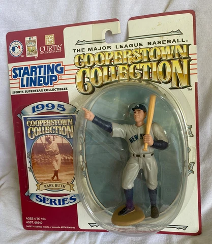 BABE RUTH New York Yankees HOF 1995 Kenner COOPERSTOWN COLLECTION”The Point” Cover