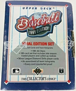 New1991 Edition Upper Deck Baseball Cards Collectors Choice Box Factory Sealed - Picture 1 of 10