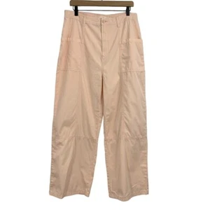 BP Nordstrom Women's Cotton Wide Leg Cargo Straight Leg Size 1X NWT - Picture 1 of 12