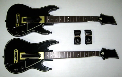 2 x Guitar Hero Guitars - Hero Power - PS3/PS4 + Xbox 360/One - PAL - VGC - Image 1 of 2